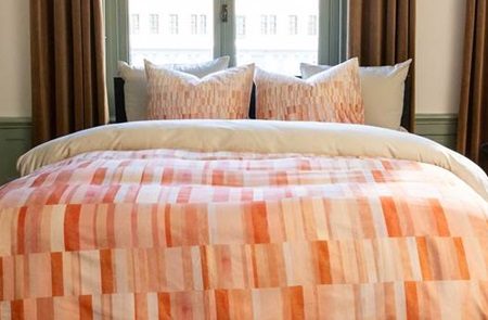 housse de couette orange
